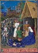 Jean Fouquet a represente le roi Charles VII en roi mage
